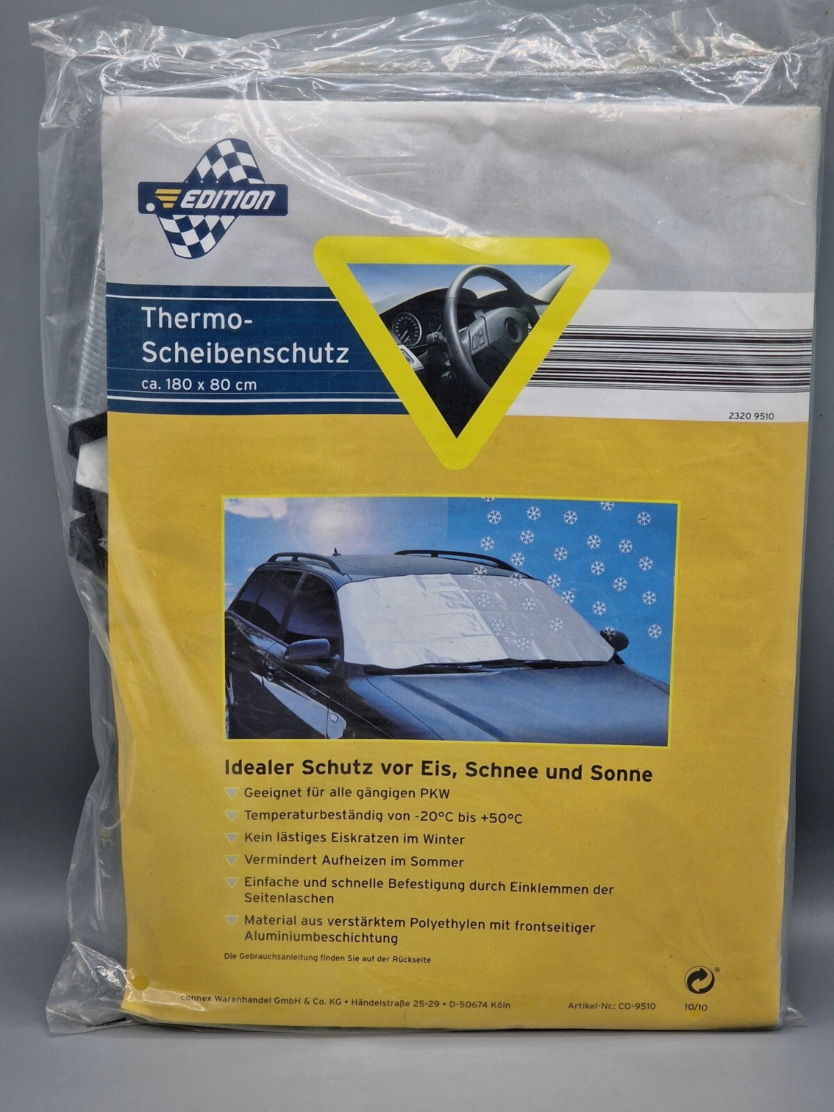 Edition Thermo-Scheibenschutz, 180x80cm